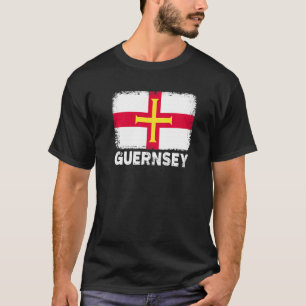 Guernsey Flagga Support Guernsey People Women Mana T Shirt