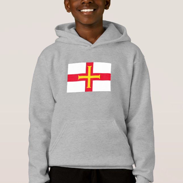 Guernsey Flagga T Shirt (Framsida)