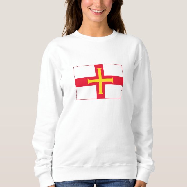 Guernsey Flagga T Shirt (Framsida)