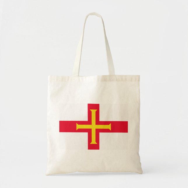 Guernsey flagga tygkasse (Framsidan)