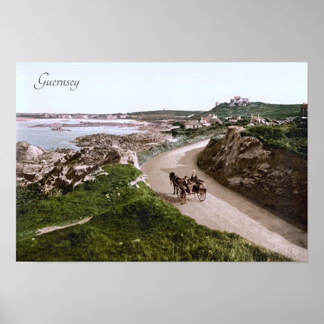 Guernsey på 1800-talet poster (Framsidan)