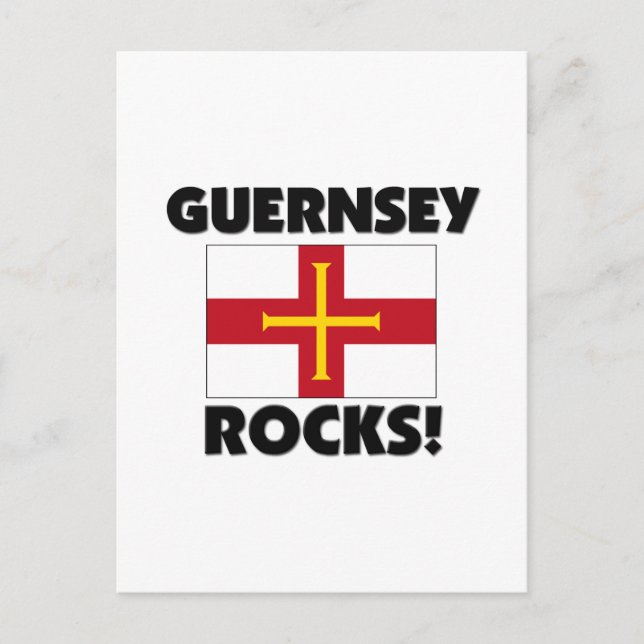 Guernsey Sten Vykort (Framsida)