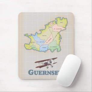 Guernsey vintage karta magnet musmatta