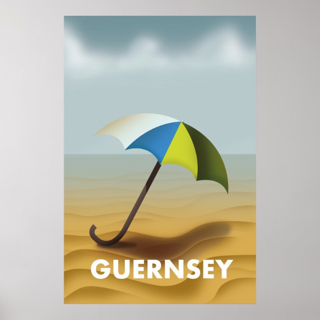 Guernsey vintage resor poster (Framsidan)