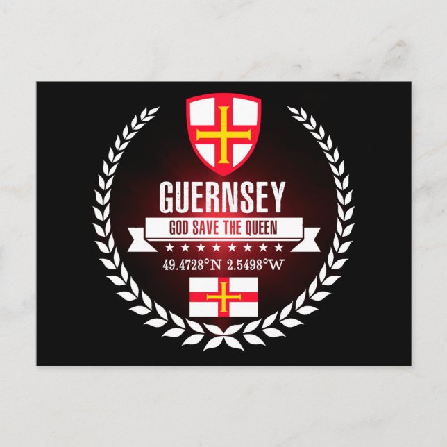 Guernsey Vykort (Framsida)