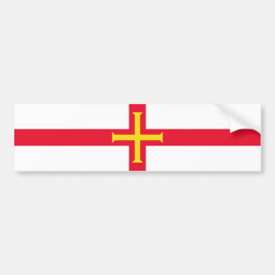 Guernseyflagga Bildekal