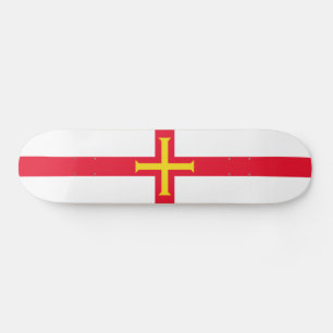 Guernseyflagga Mini Skateboard Bräda 18,5 Cm