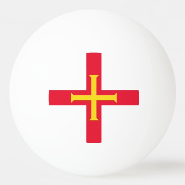 Guernseyflagga Pingisboll (Framsidan)