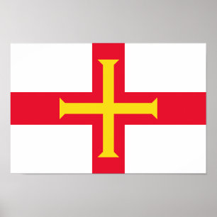 Guernseyflagga Poster