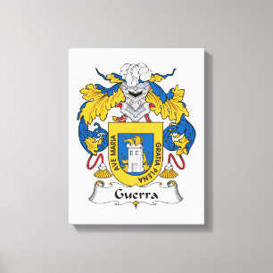 Guerra familjvapensköld canvastryck