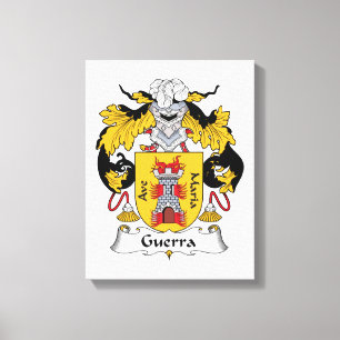 Guerra Family Crest Canvastryck