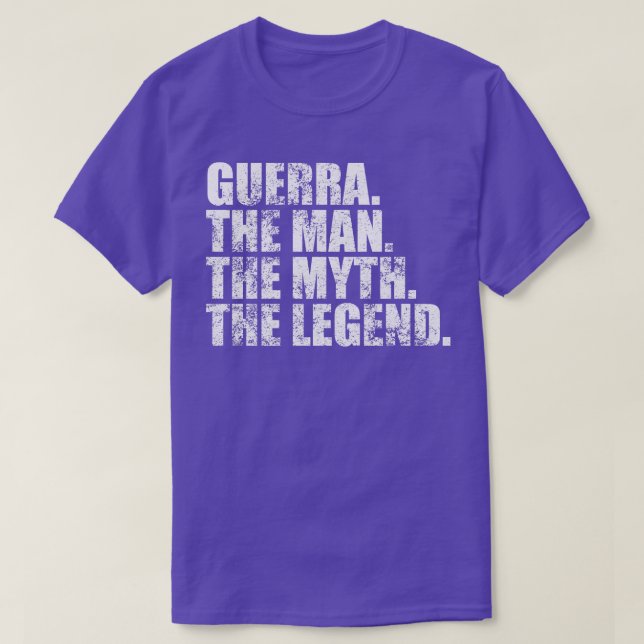 GuerraGuerra Family namn Guerra, efternamn Guerra  T Shirt (Design framsida)