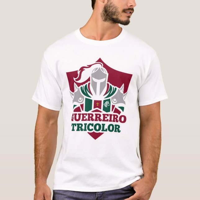 Guerreiro Tricolor Fluminense Tee Shirt (Framsida)