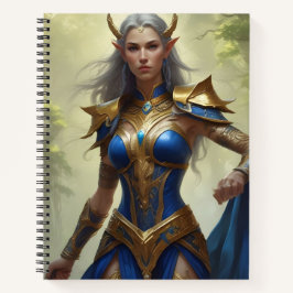 Guerrera de Azul y Oro