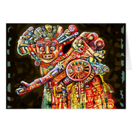 **Guerrero de la luz** Hälsningskort