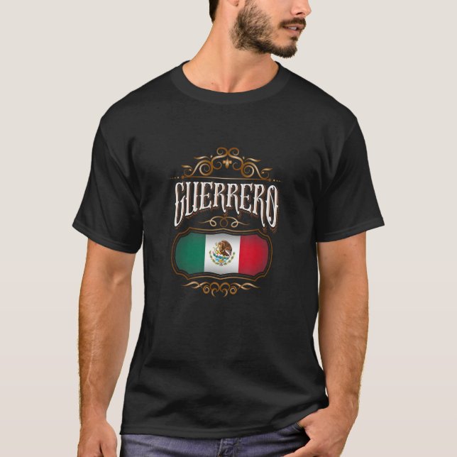 Guerrero México versión vintage T Shirt (Framsida)