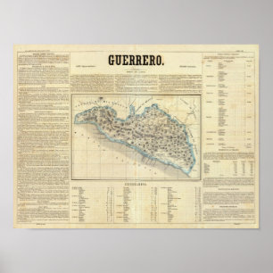Guerrero, Mexiko Poster