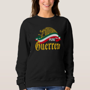 Guerrero Mexiko Puro Guerrero Gult Eagle Flagga T Shirt