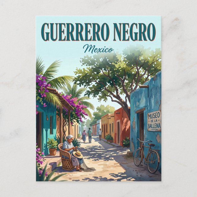 Guerrero Negro Mexiko Vykort (Framsida)
