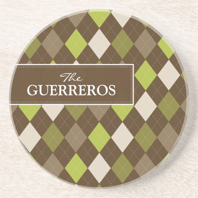 Guerreros Lime/Chocolate Coaster Underlägg (Framsidan)