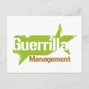 Guerrilla Management Logotyp 2 Vykort