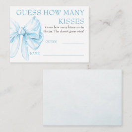 Guess How Many Kisses Game Cards - Chic Bow  Tilläggskort