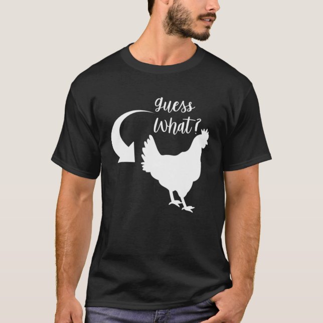 GUESS WHAT  Chicken D980 T Shirt (Framsida)