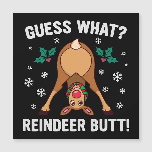 Guess What Reindeer Butt Christmas Joke (Framsida)