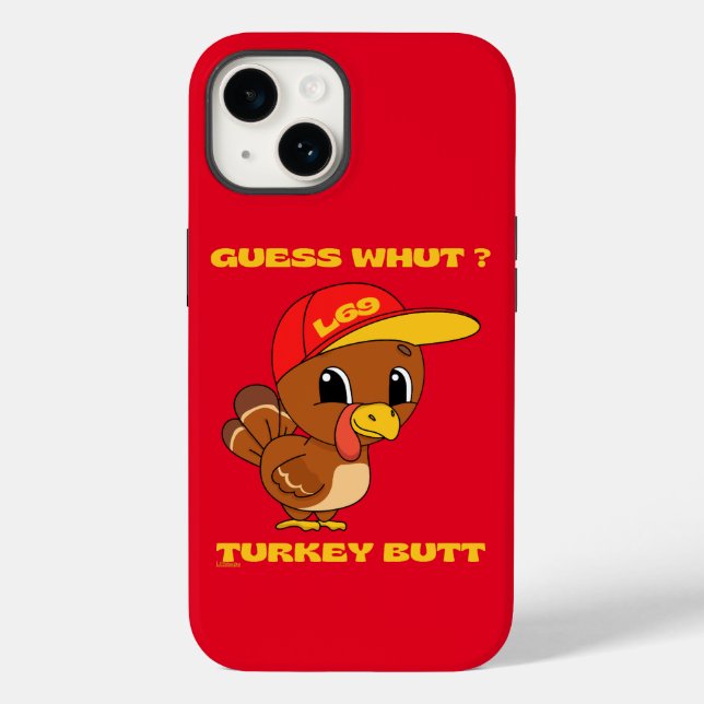 GUESS WHUT THE TURKEY BUTT lustig thanksgiving (Baksida)
