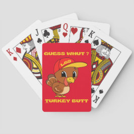 GUESS WHUT? TURKIET MEN Lustig thanksgiving Casinokort