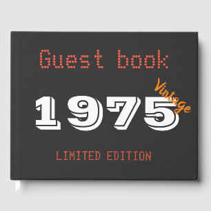 Guest bok 1975 års födelsedagsgåva