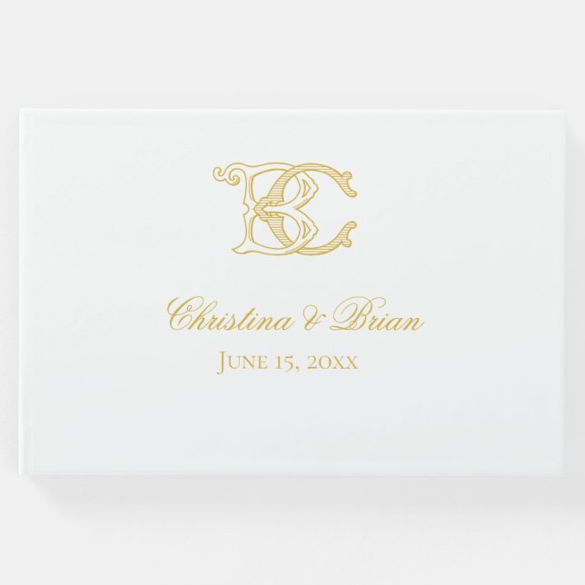 Guest Bok BC Monogram eller CB Monogram (Framsida)