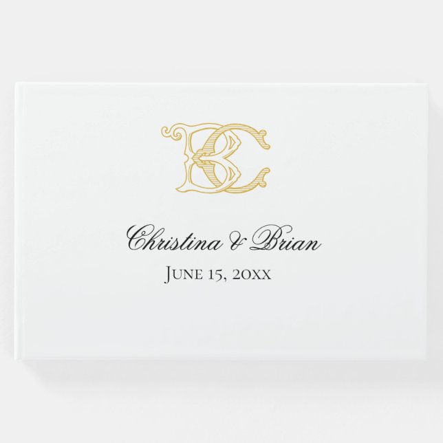 Guest Bok BC Monogram eller CB Monogram (Framsida)