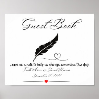 Guest Bok Bord Poster