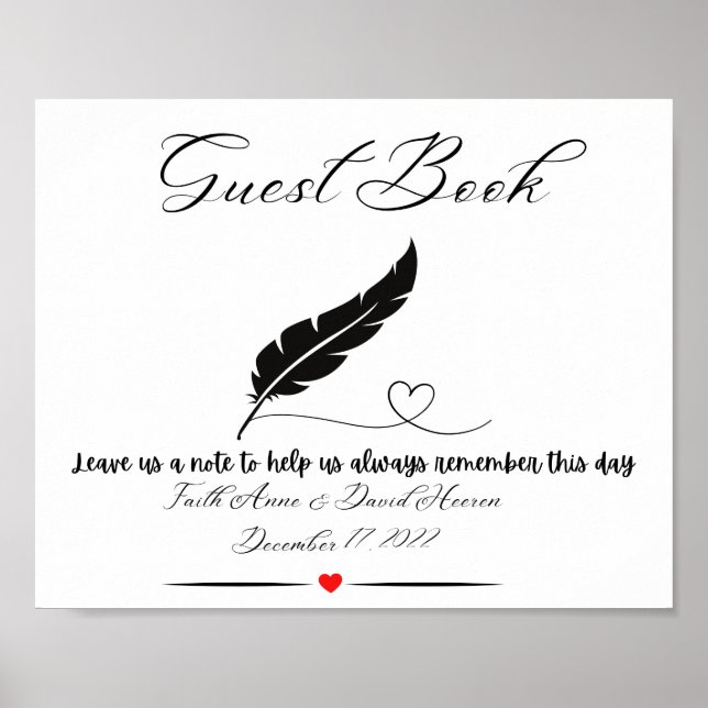 Guest Bok Bord Poster (Framsidan)