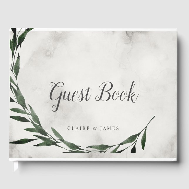 GUEST BOK, Bröllop "CLASSIC RUSTIC" Gästböcker (Framsida)