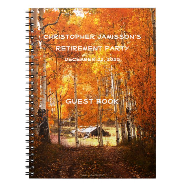 Guest Bok, Cabin i Aspen, pension, Party Anteckningsbok (Framsidan)