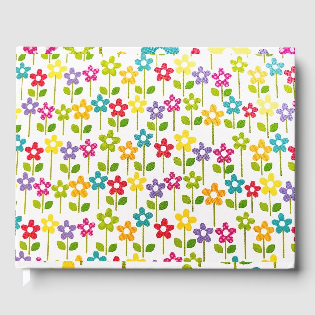 Guest Bok Colorful Flower Design (Framsida)