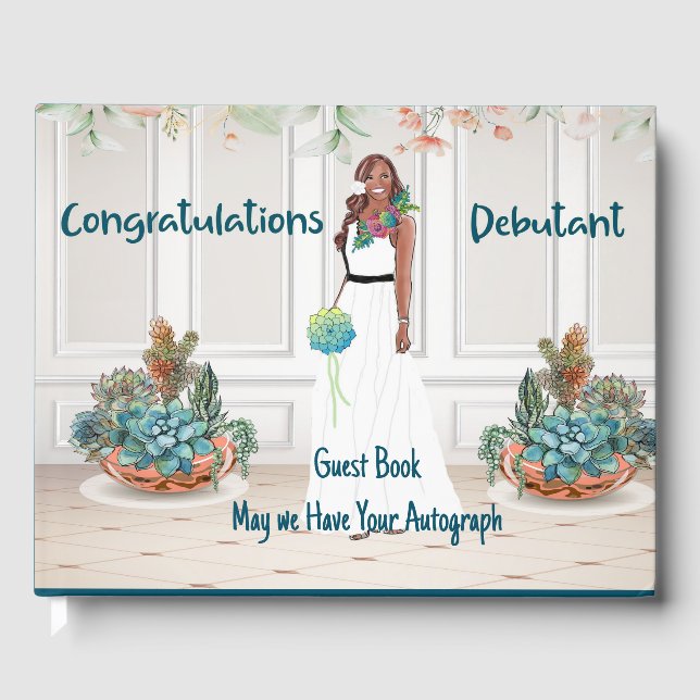 Guest Bok för Black Debutante Firande (Framsida)