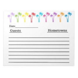 Guest Bok Note Pad Anteckningsblock