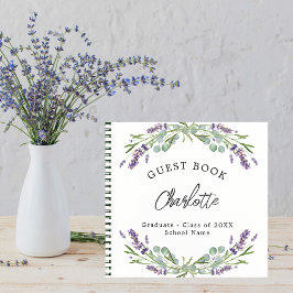 Guest bok Studenten lavender violet eucalyptus