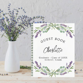 Guest bok studenten lavender violet eucalyptus anteckningsbok