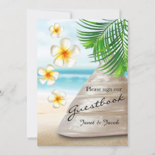Guest Bok-tecken - Bröllop vid stranden