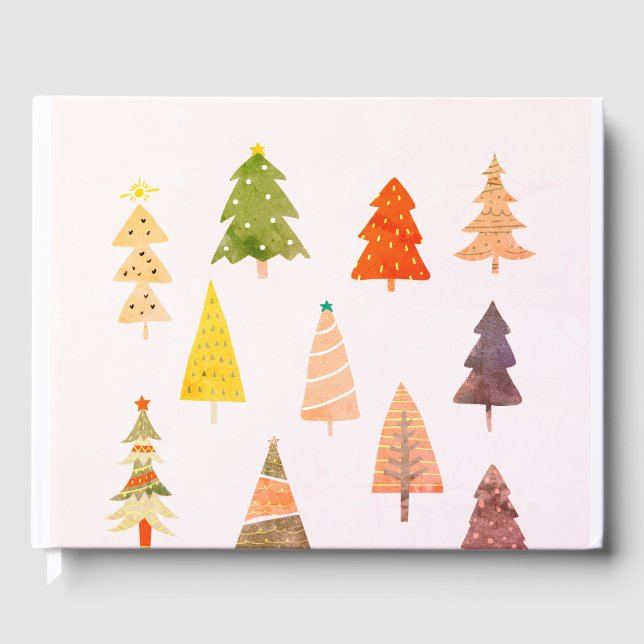 GUEST BOK TRÄD CHRISTMAS (Framsida)