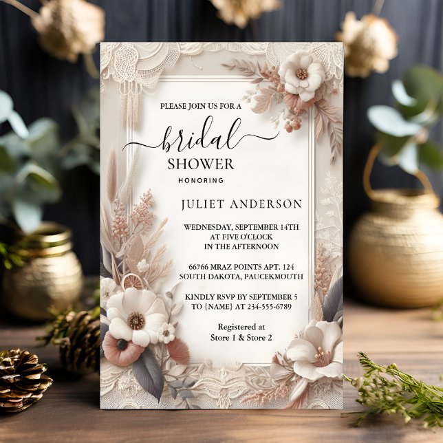 Guest Fabric Velvet Snöre Linen Papper Möhippa Inbjudningar (Skapare uppladdad)
