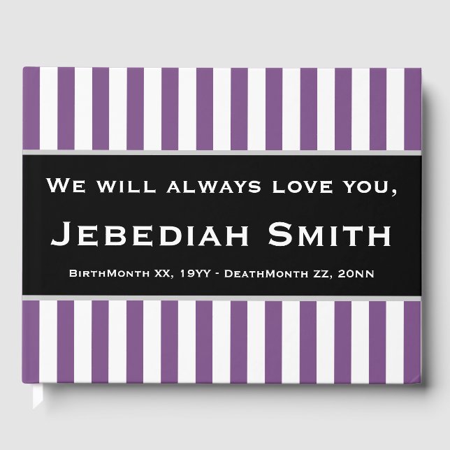 Guestbook för elegant och grundläggande minnen gästböcker (Framsida)