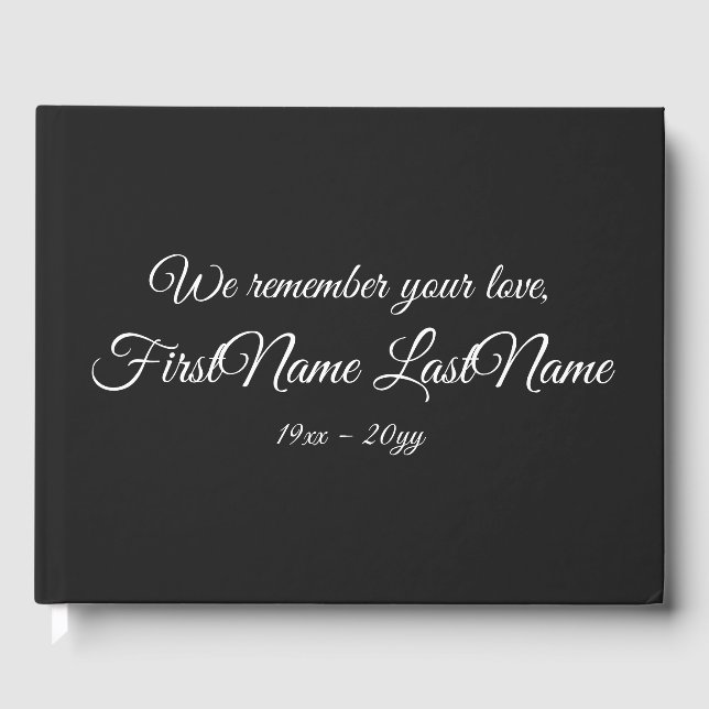 Guestbook för elegant och Konservativ Sympathies Gästböcker (Framsida)