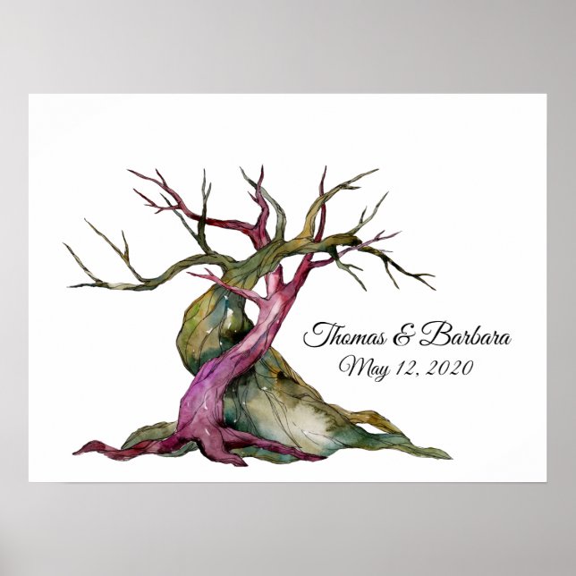 Guestbook för miniavtryck av familjen poster (Framsidan)