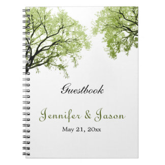 Guestbook för vårträd 2 - anteckningsboken - anteckningsbok