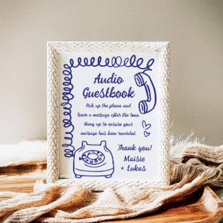 Guestbook för visemisk handskriven illustration av poster